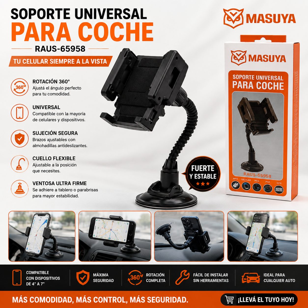 SOPORTE UNIVERSAL MASUYA 3 EN 1 RAUS-65958