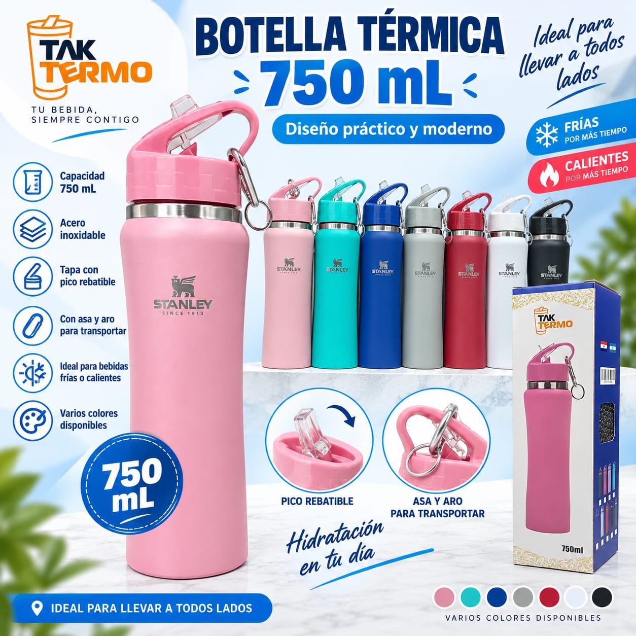 BOTELLA SPORT STANLEY 750ML