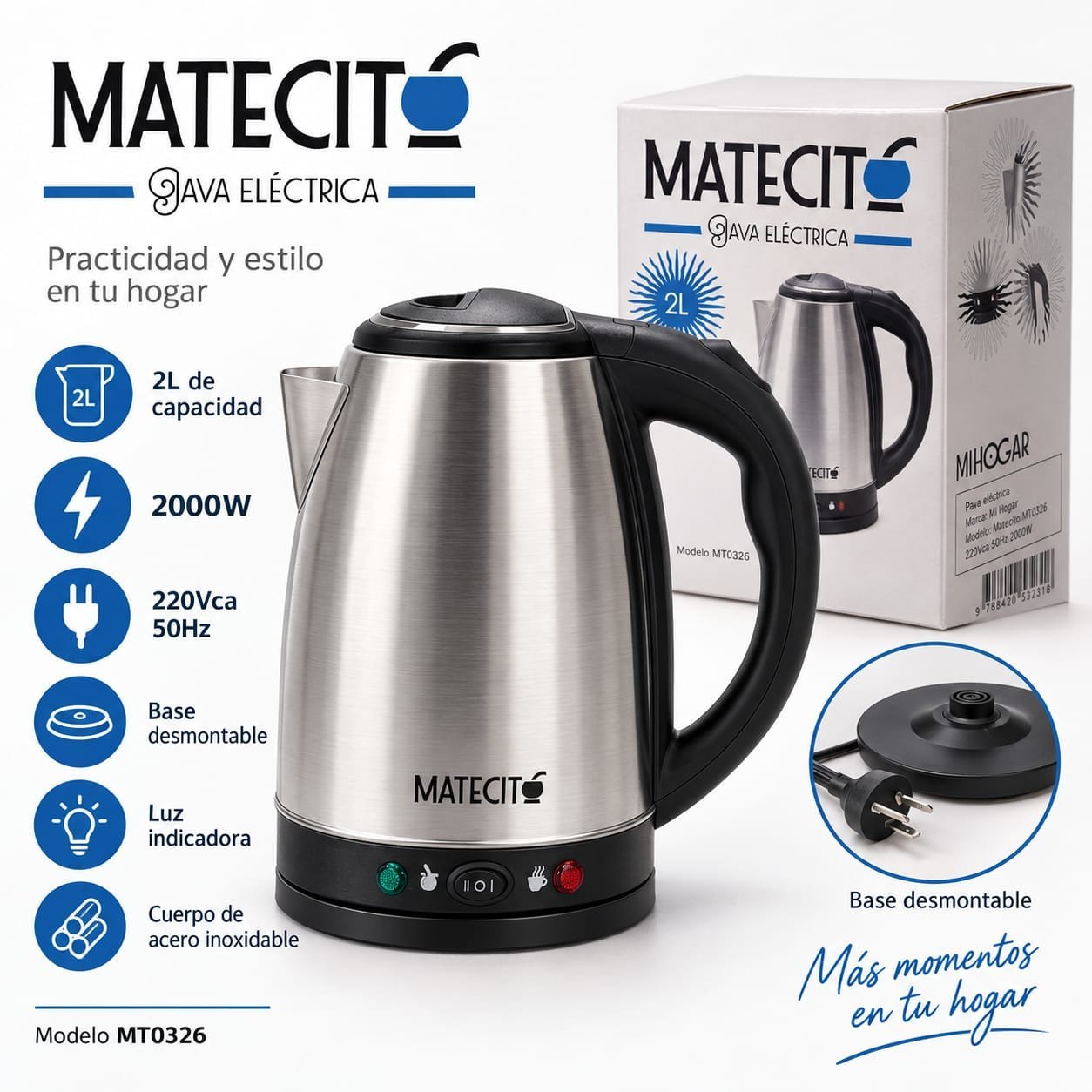 PAVA CON CORTE 2LT MATECITO