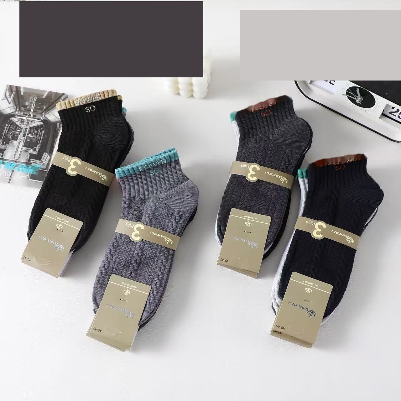 Medias tobilleras hombre POWER - Talle 40-45
