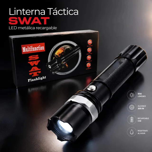 LINTERNA TÁCTICA SWAT