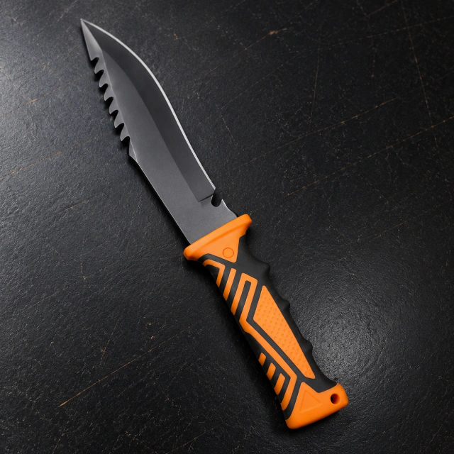 Cuchillo DEPORTIVO Supervivencia con Funda – Mango Antideslizante
