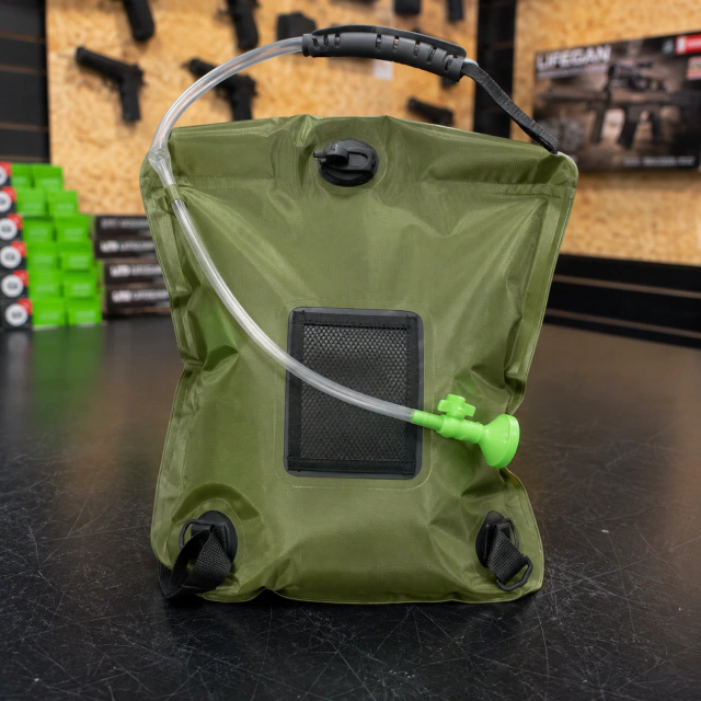 Ducha Portátil para Camping con Bolsa de Agua y Manguera