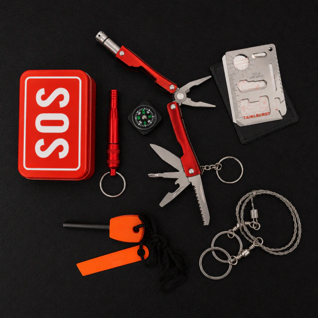Kit de Supervivencia SOS Multifunción 7 en 1 – Emergencia y Outdoor
