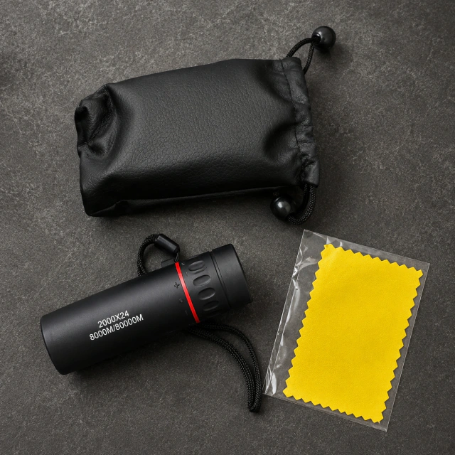 Monocular Compacto 2000X24 con Estuche y Paño de Limpieza