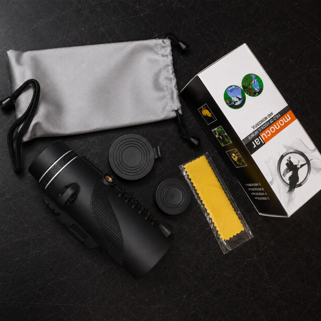 Monocular 40x60 con Enfoque Ajustable y Rosca para Trípode