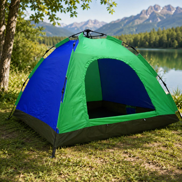 Carpa Camping para 4 Personas 2 x 2 x 1,3 m – V55A2