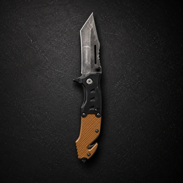 Navaja Browning 20 cm con Cortacinto y Rompevidrio