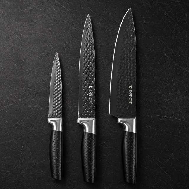 Set de 3 Cuchillos de Cocina Kunsion – Acero Inoxidable