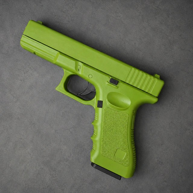 Pistola Airsoft Spring 6 mm Verde – Cuerpo de Metal