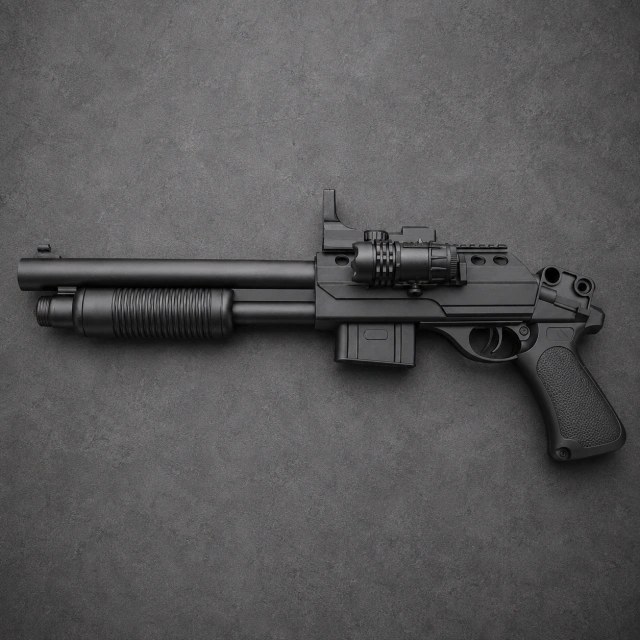 Escopeta CON LINTERNA - Airsoft Vigor Shotguns 6 mm