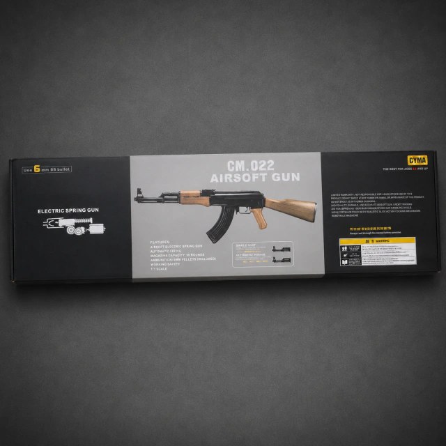 Rifle Airsoft Eléctrico GM.022 Heavy Metal Estilo AK47 – 6 mm