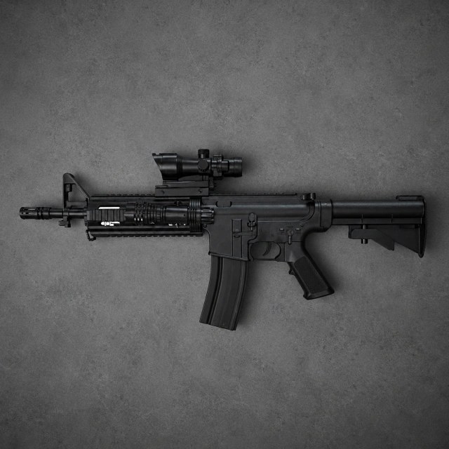 Rifle Airsoft Táctico 6 mm Tiro a Tiro – Accesorios + Munición