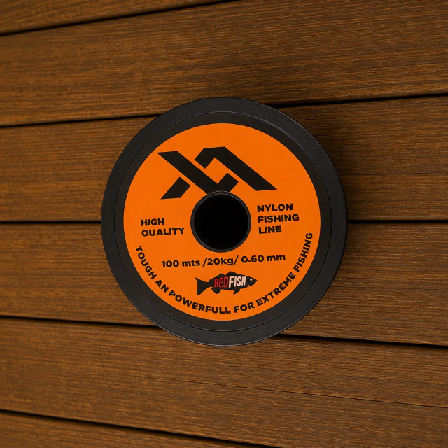 Pack de 10-Nylon de Pesca Red Fish 100 m 0,60 mm 20 kg