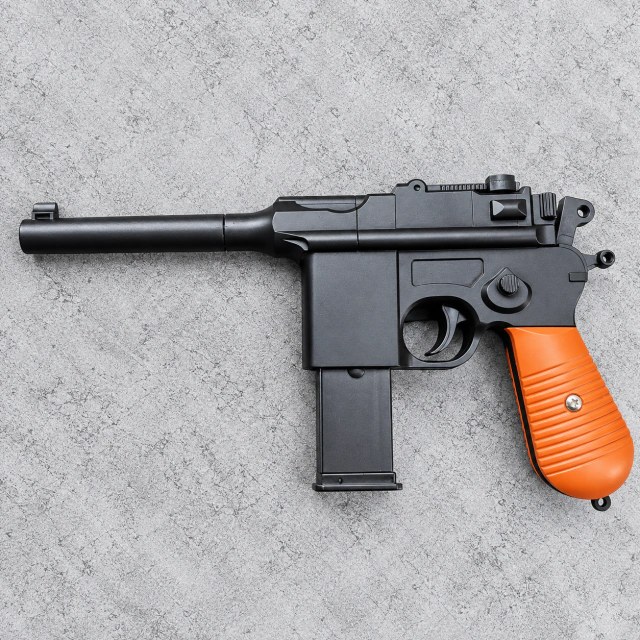 Pistola Airsoft Estilo Mauser C96 6mm – Cañón Largo