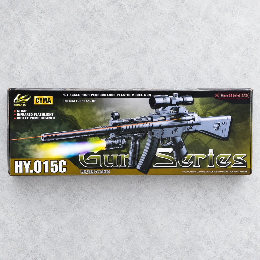 Rifle Airsoft CYMA HY-015C 6 mm con Accesorios