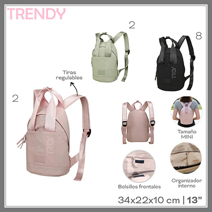 850-22770 MOCHILA TRENDY