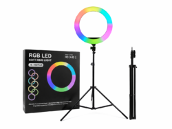 Aro De Luz RGB Calido/Frio 18″ Con Tripode Js-450