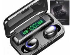 Auricular Bluetooth F9-5 Inalambrico Caja Azul/Exxtra Tech XX0008