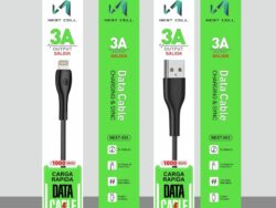 Cable Iphone USB Carga Rápida 1MT 3A NextCell DATOS CARPLAY