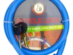 Cadena de Seguridad Para Moto Bici De Goma Con 2 Llaves Security Lock AN-817