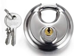 Candado De Disco Redondo De Acero Inoxidable 90mm 2590C