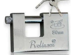 Candado Pvolinson Blindado Acero Perno Horizontal 80mm