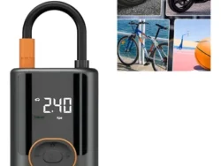 Compresor De Aire Portátil Lambo C-006 B101 Recargable Negro 60 Monofásica