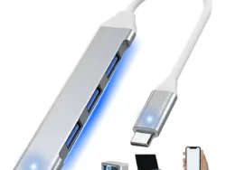 Hub USB Tipo C Audeos 4 Puertos 3.0/2.0 Lambo Tech