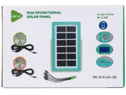 Panel Solar Multifuncional 6V 3.5W OK-S16