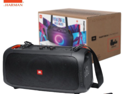 Parlante JBL PartyBox On-The-Go portátil con bluetooth waterproof ESSENTIAL black 100V/240V Original