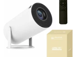 Proyector Smart Hy300 Portátil Wifi Android Caja Marrón