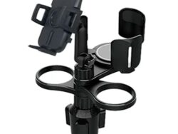 Soporte De Auto SEISA Para 2 Vasos Y Celular + Vaso Grande Hx-Zj6108