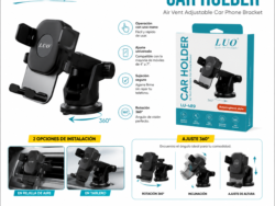 Soporte Para Auto Car Holder Luo Lu-489 Sopapa 360°