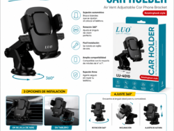 Soporte Sopapa Para Auto Luo Lu-4010 360°