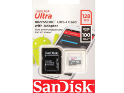 Tarjeta de Memoria 128GB SANDISK ULTRA MicroSD Original