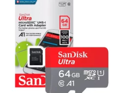 Tarjeta de Memoria 64GB SANDISK ULTRA MicroSD Original
