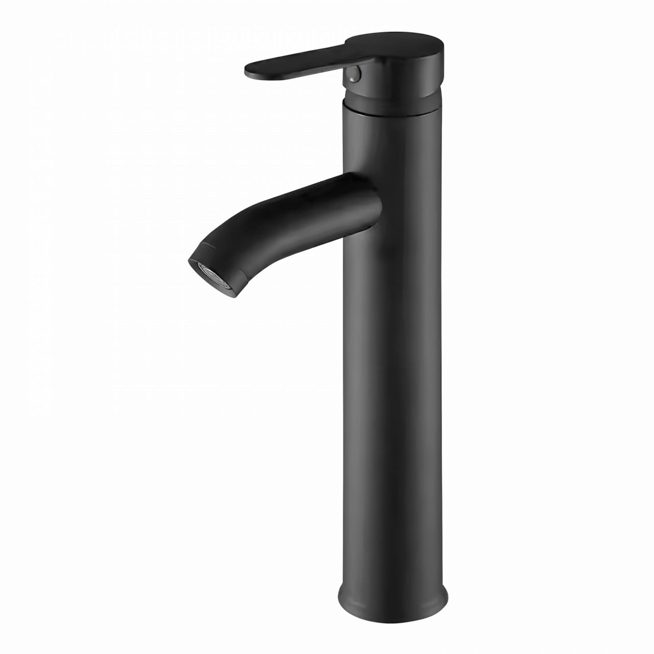 Griferia De Baño Alta Redonda Negro Suono HOG0293