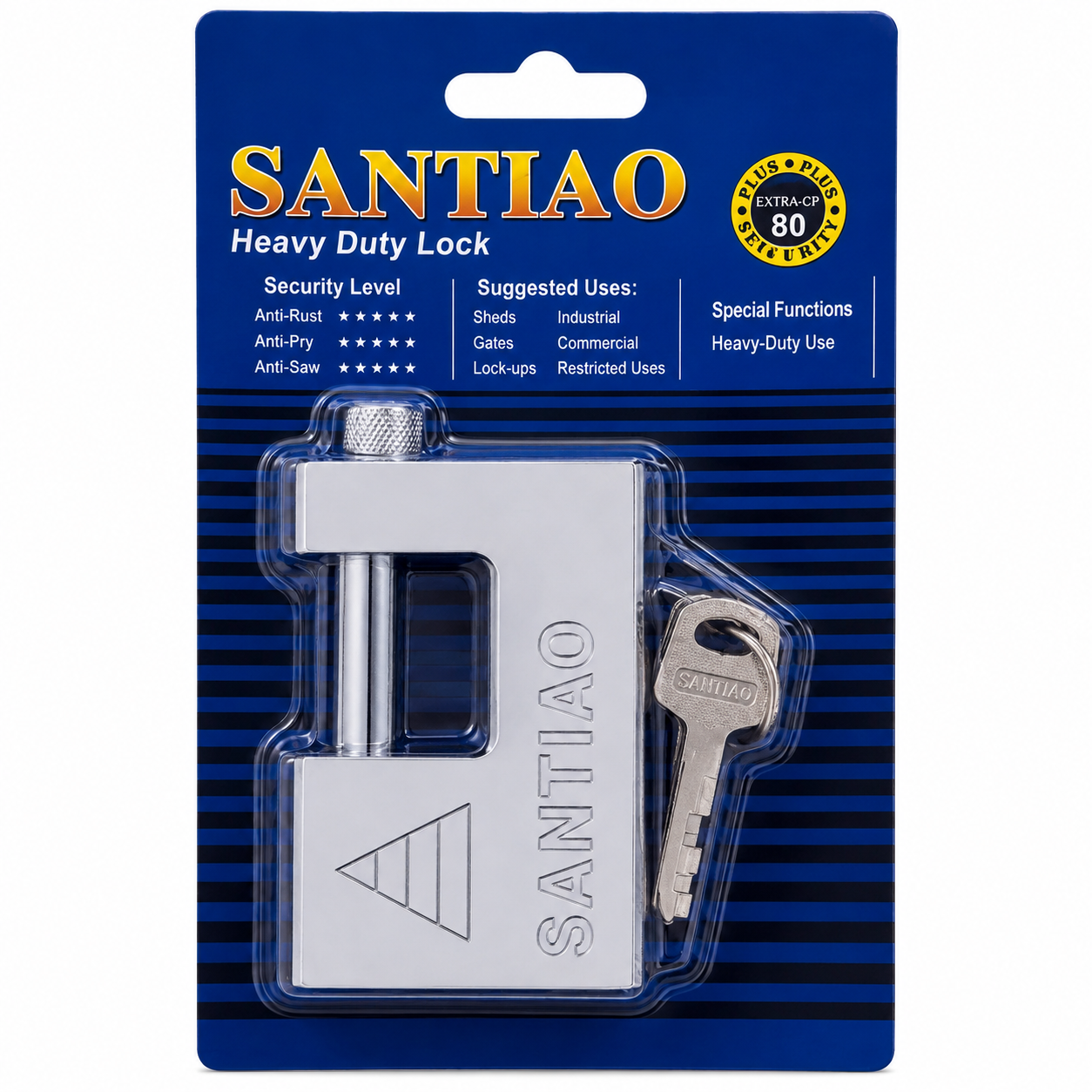 Candado Seguro Santiao 80mm S1760