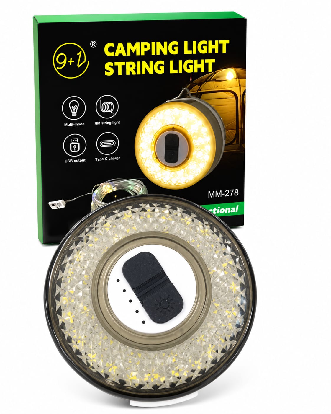 Luz Led Portatil Guirnalda 8M Campin colgante MM-278 C-11710