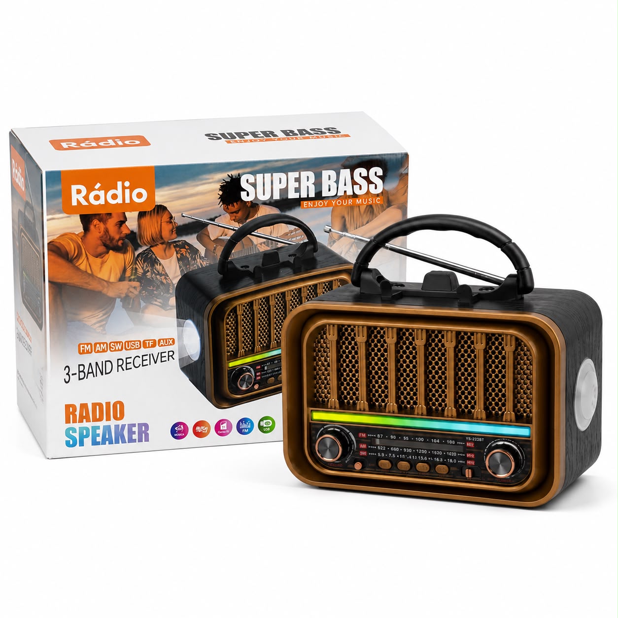Radio Speaker Super Bass YS-222BT