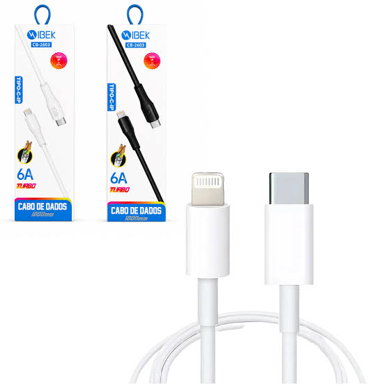 Cable IBEK Tipo C A Lightning Iphone CB-2603