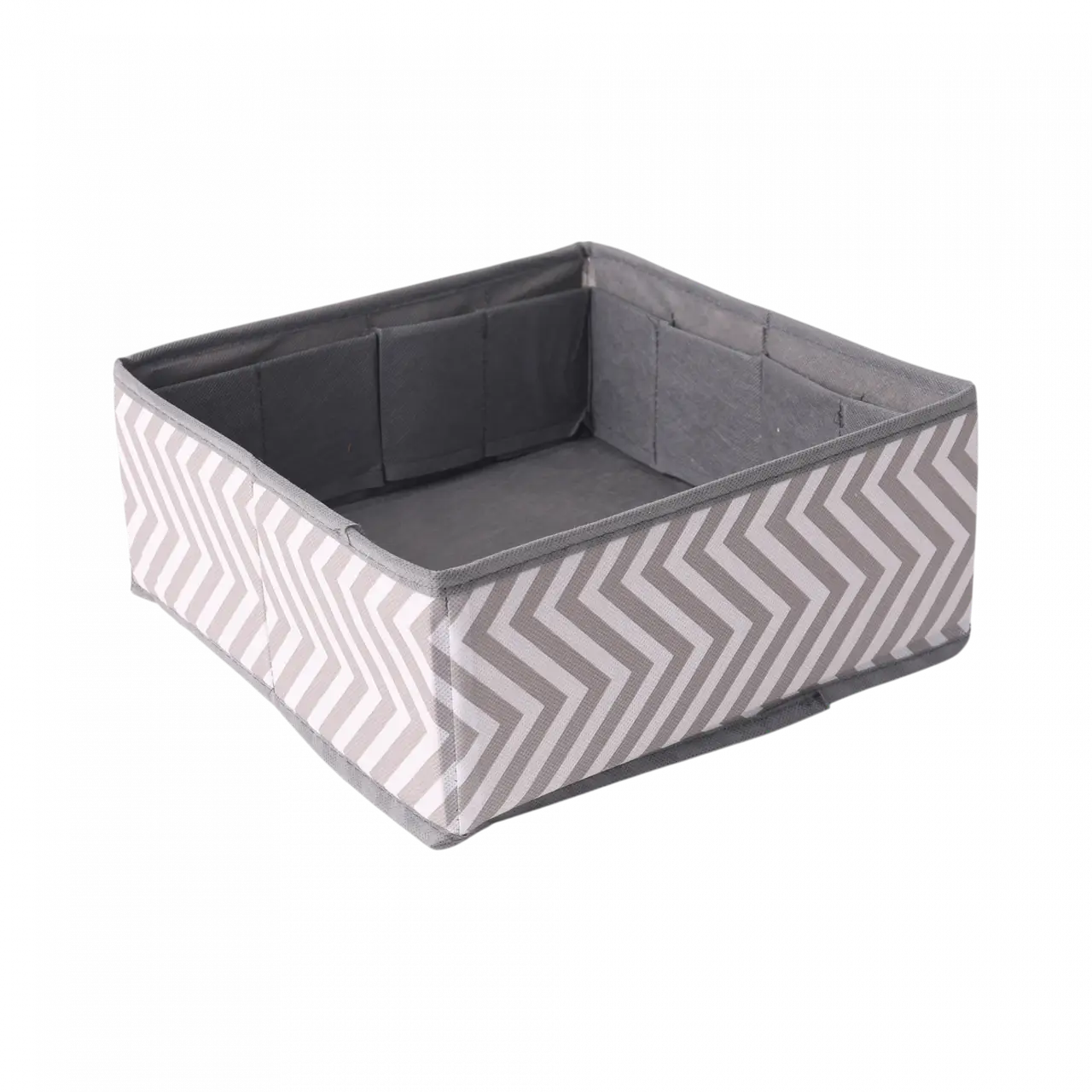 Organizador Multiuso Gris Con Diseño Suono ACC0331 28x28x11cm
