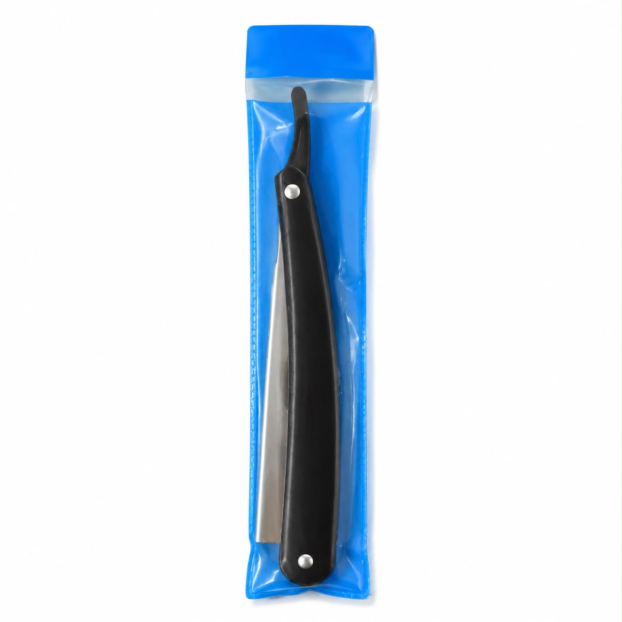 Navaja Barberia Con Filo en Bolsita Azul X-1086