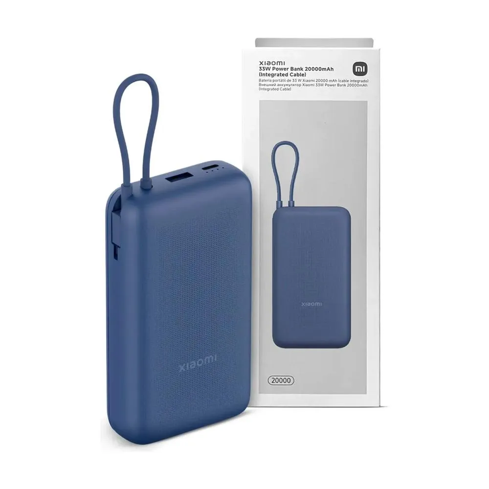 Cargador Portatil Power Bank Xiaomi 33W 20000mAh