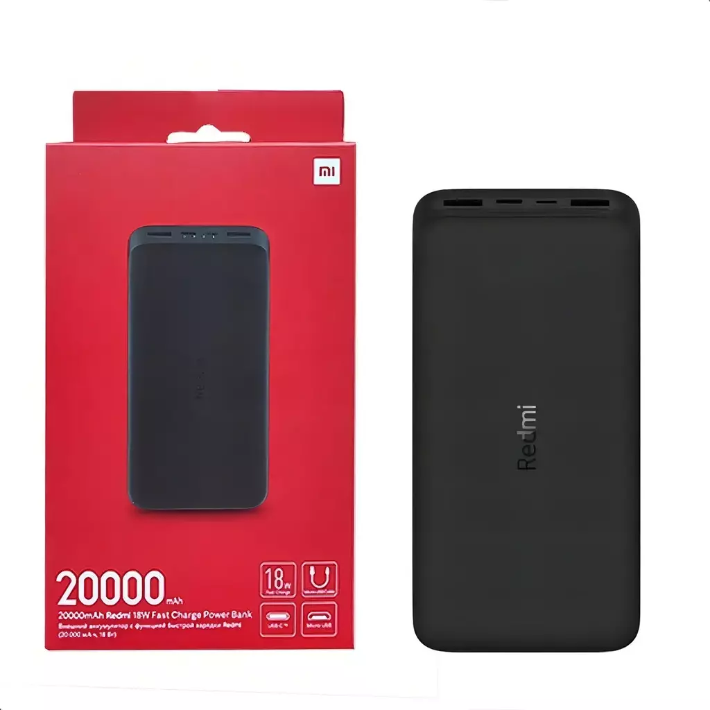 Cargador Portatil Xiaomi Mi PB200LZM 18W 20000mAh Original