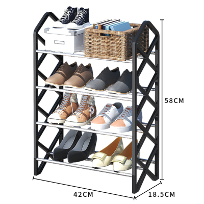 Zapatera Organizador Armable Zapatos 4 Niveles 42*18.5*58cm YX9105