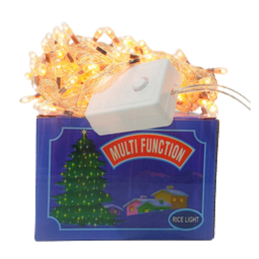 Luces Navidad Calido Led Con Enchufe 168L
