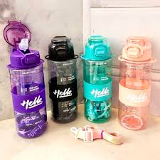 Botella 1000ml Motivacional Hello Ready Go Sport WF62