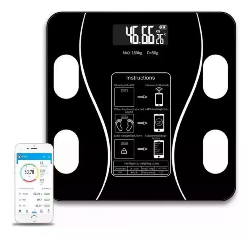 Balanza Melech Bluetooth PERSONA control por App Melech-196/2017A-A2 XT309